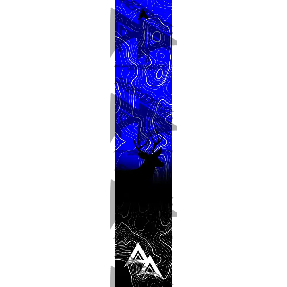 APA GAME SERIES WHITETAIL TOPO FADE BLUE ARROW WRAP