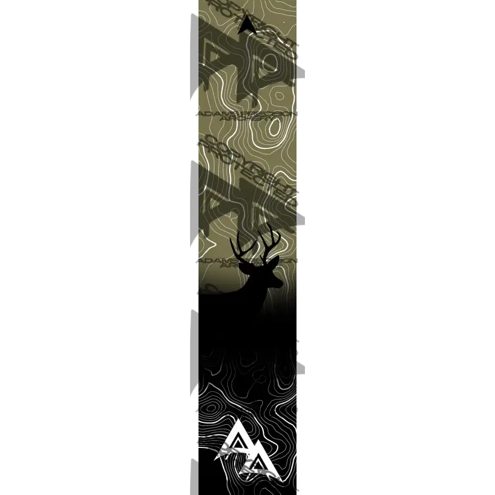 APA GAME SERIES WHITETAIL TOPO FADE OD GREEN ARROW WRAP