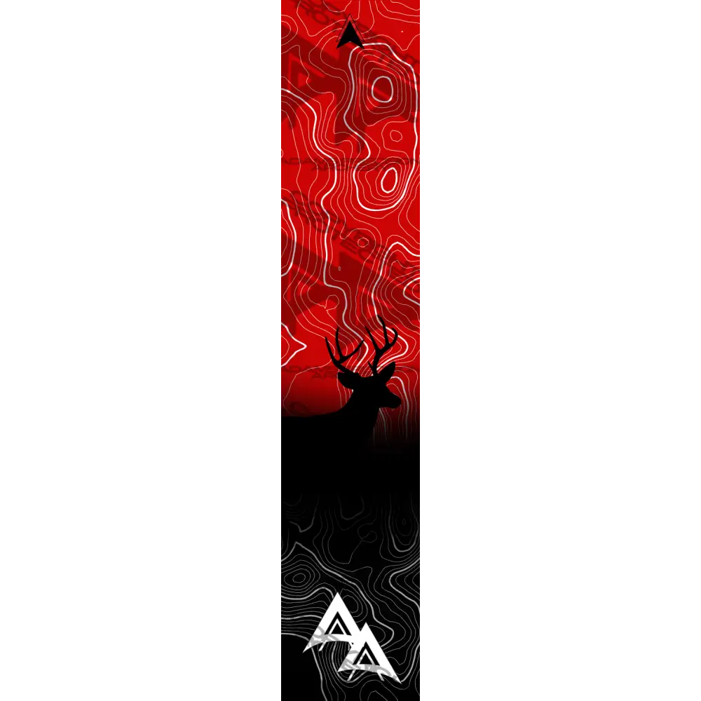 APA GAME SERIES WHITETAIL TOPO FADE RED ARROW WRAP