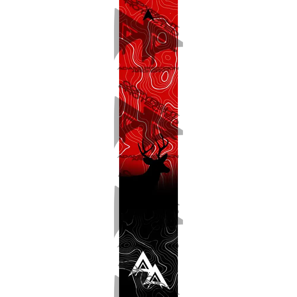 APA GAME SERIES WHITETAIL TOPO FADE RED ARROW WRAP