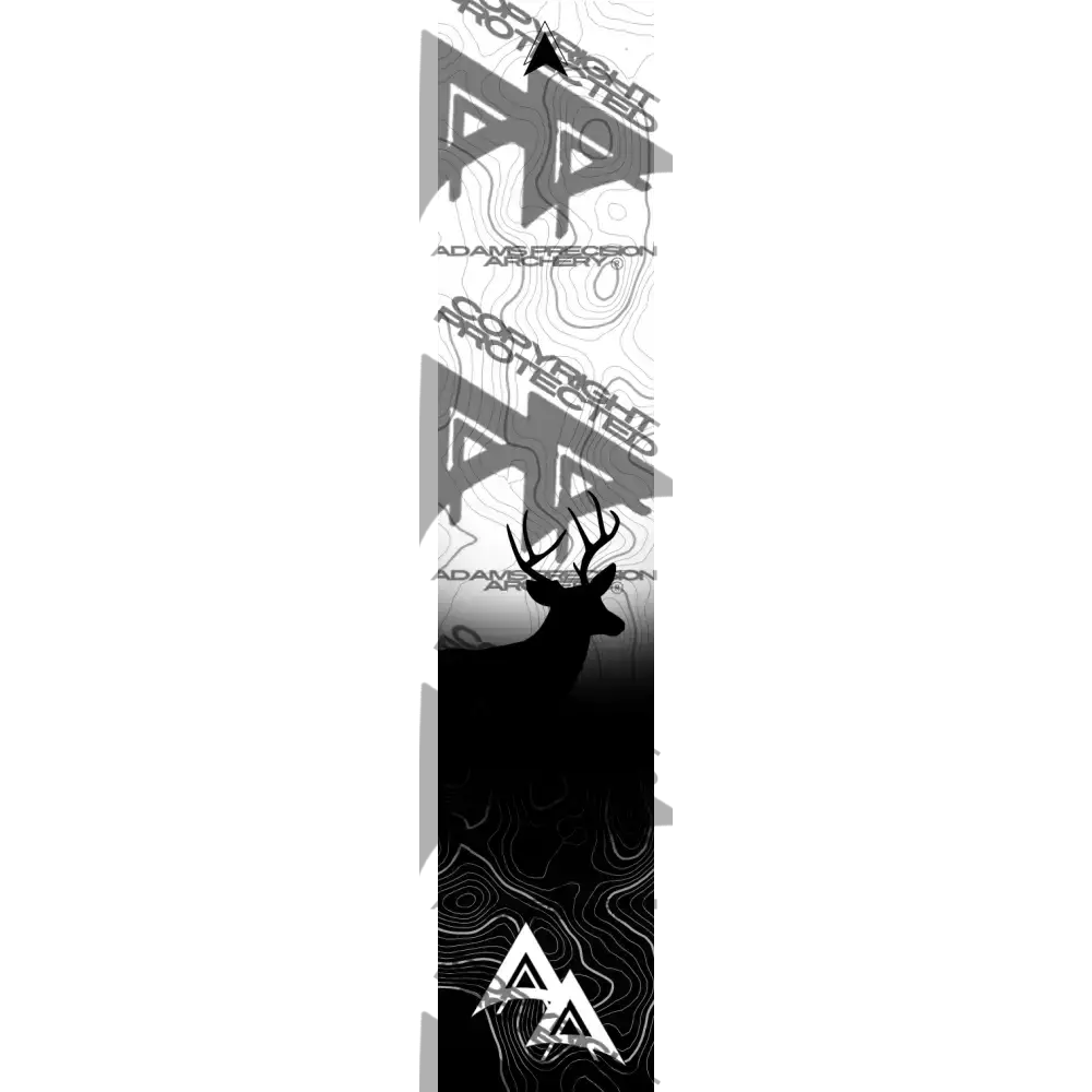APA GAME SERIES WHITETAIL TOPO FADE WHITE ARROW WRAP
