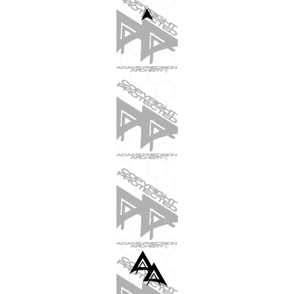 APA GHOST WHITE SERIES ARROW WRAPS - MATTE WHITE GHOST HEX FILLED MATTE (STANDARD)
