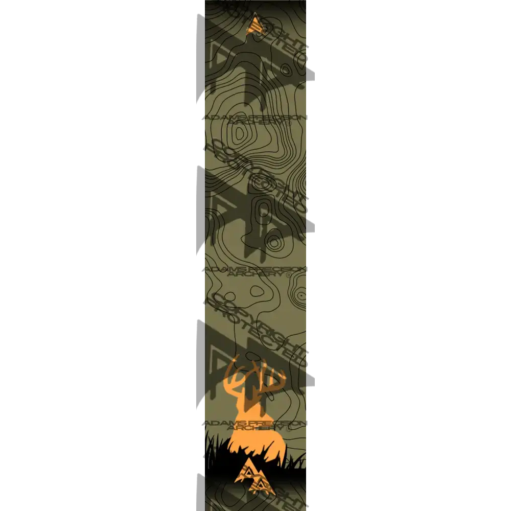 APA GRASSLINE SILHOUETTE TOPO SERIES ARROW WRAPS - WHITETAIL