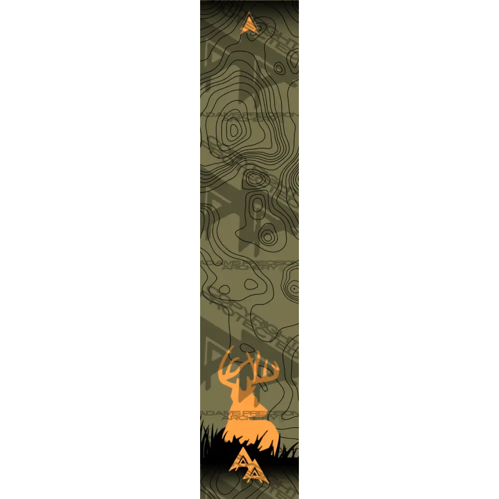 APA GRASSLINE SILHOUETTE TOPO SERIES ARROW WRAPS - WHITETAIL