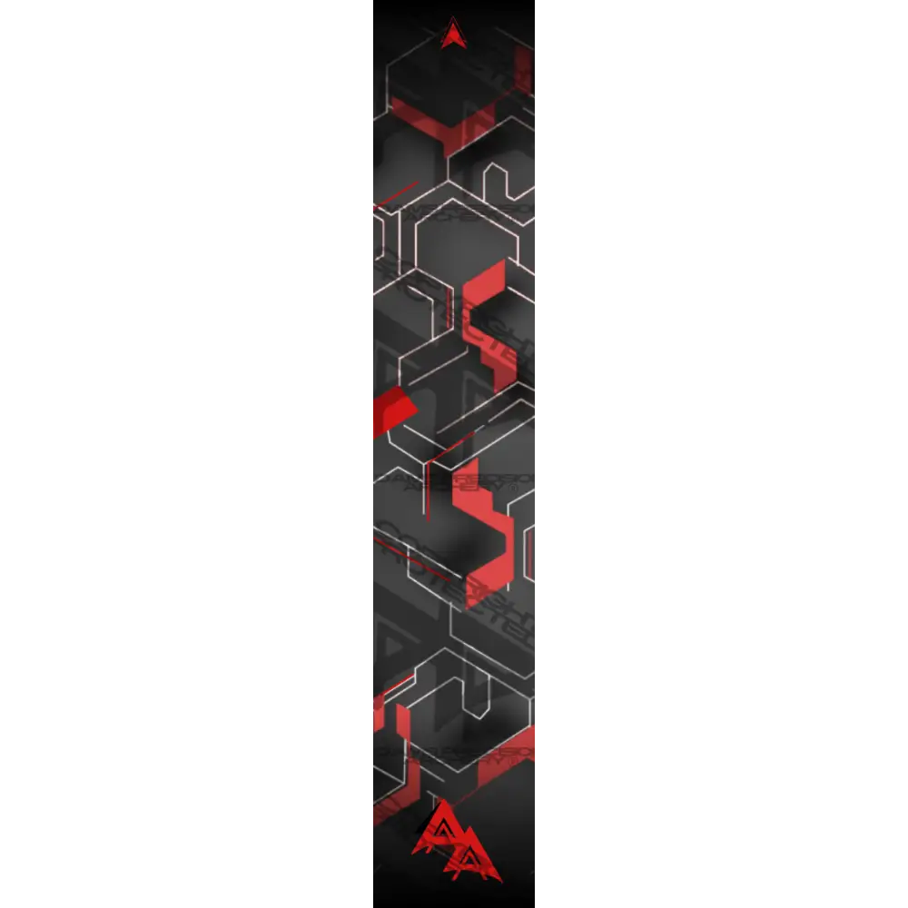 APA HEX CAMO SERIES ARROW WRAPS - RED