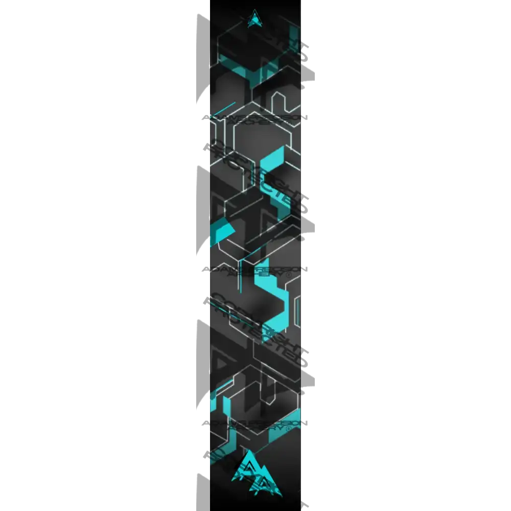 APA HEX CAMO SERIES ARROW WRAPS - TEAL