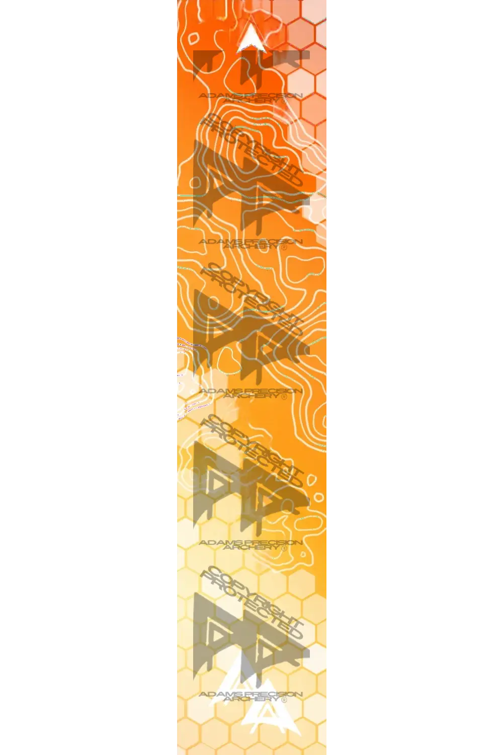 APA HEXFLOW SERIES ARROW WRAPS - ORANGE