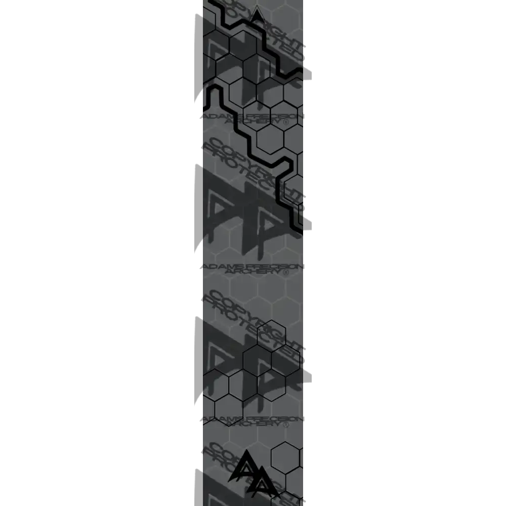 APA HOLE PUNCH HEX SERIES ARROW WRAPS - BLACK MATTE (STANDARD)