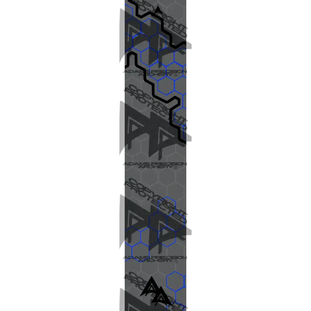 APA HOLE PUNCH HEX SERIES ARROW WRAPS - BLUE MATTE (STANDARD)