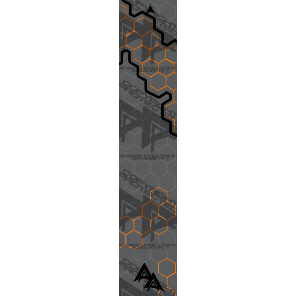 APA HOLE PUNCH HEX SERIES ARROW WRAPS - ORANGE MATTE (STANDARD)