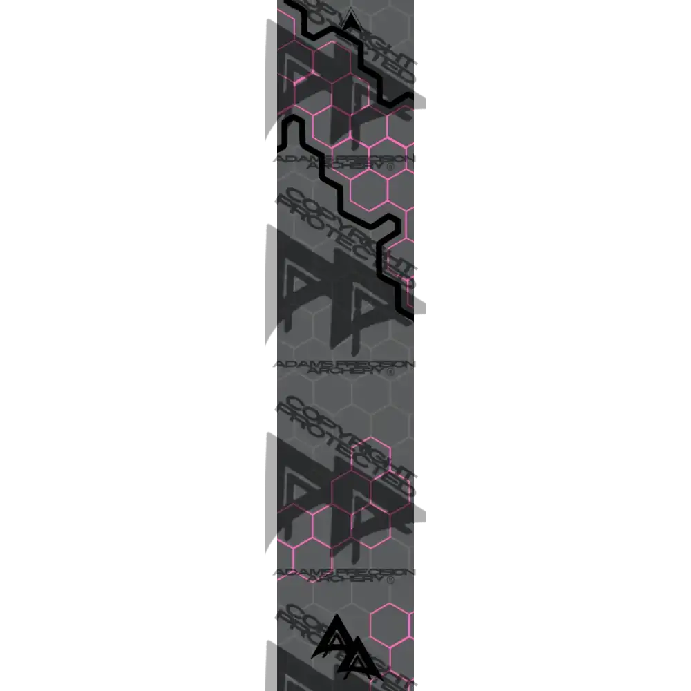 APA HOLE PUNCH HEX SERIES ARROW WRAPS - PINK MATTE (STANDARD)