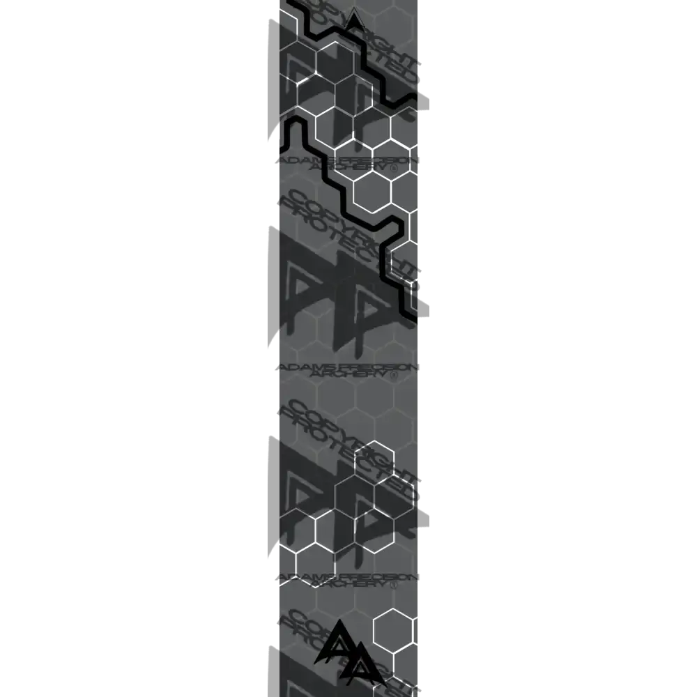 APA HOLE PUNCH HEX SERIES ARROW WRAPS - WHITE MATTE (STANDARD)