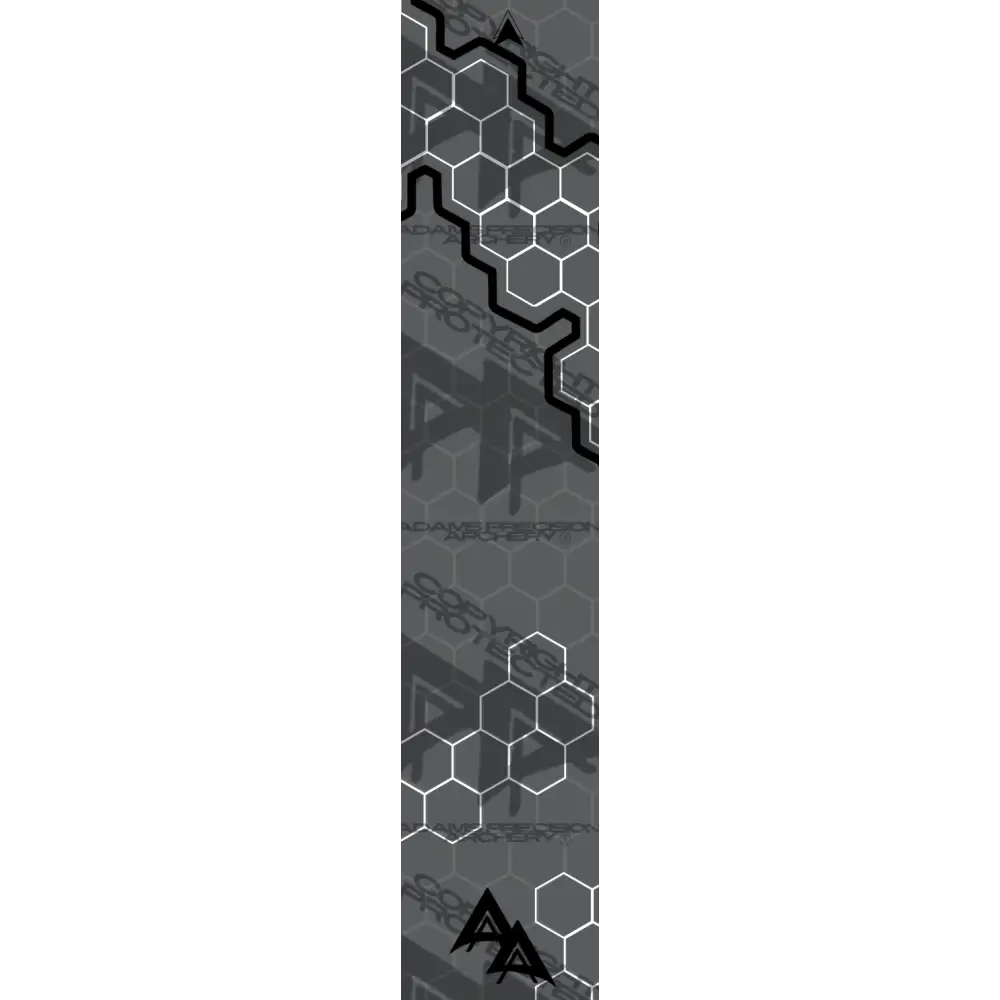 APA HOLE PUNCH HEX SERIES ARROW WRAPS - WHITE MATTE (STANDARD)