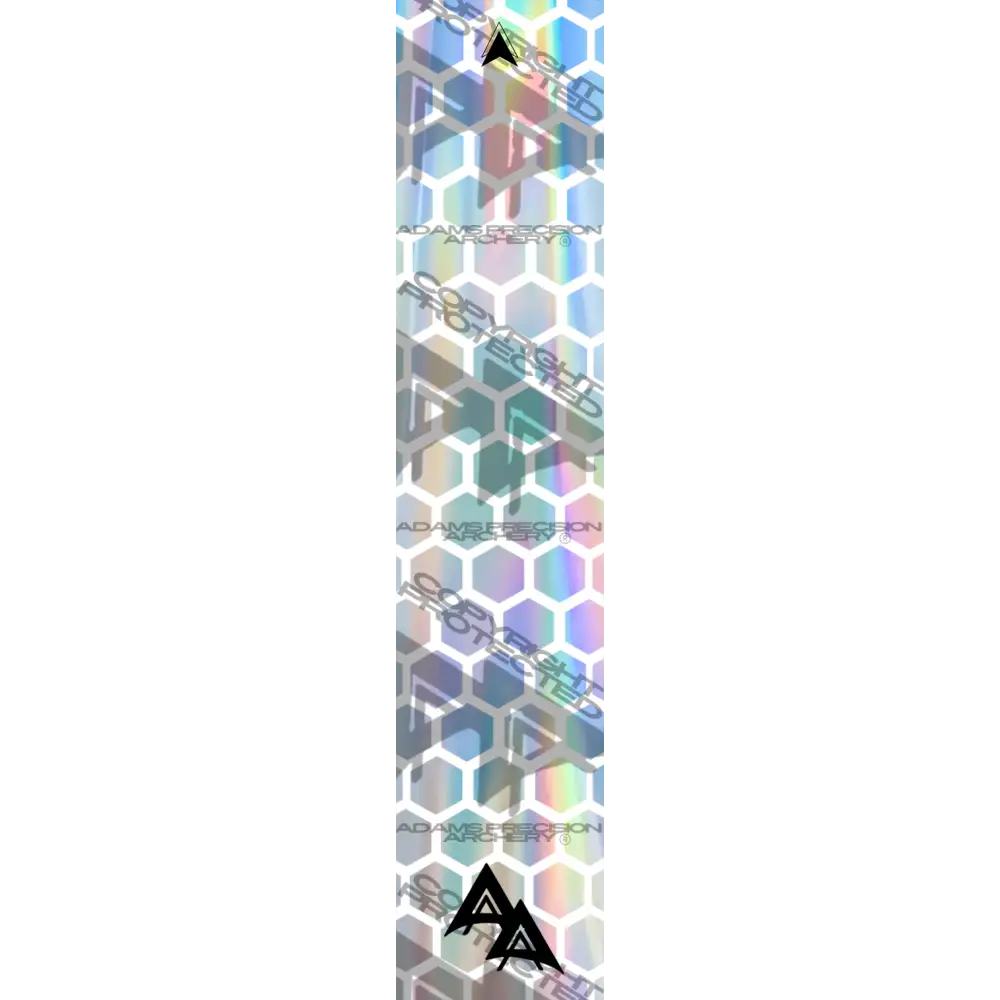 APA  HOLOGRAPHIC SERIES - GHOST WHITE OUTLINE HEX  HOLOGRAPHIC