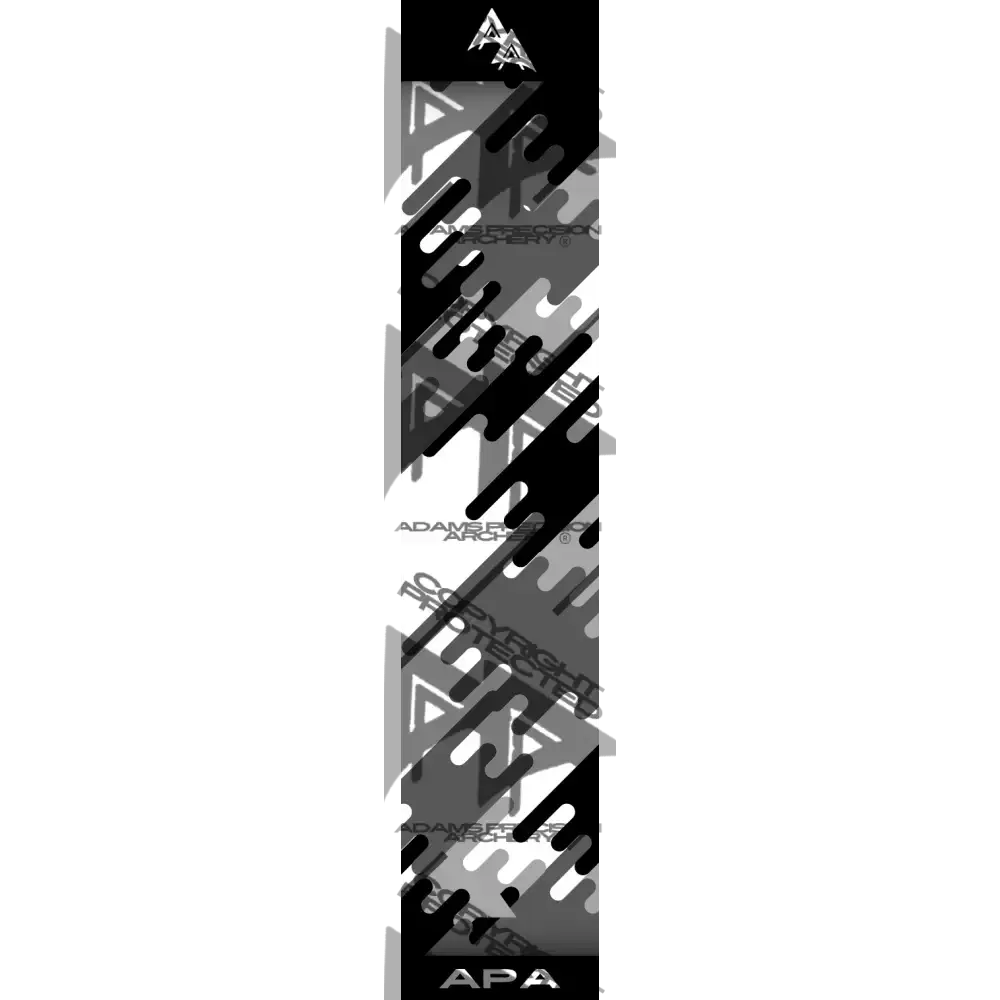 APA JIGSAW PUZZLE CAMO SERIES ARROW WRAPS - BLACKOUT MATTE (STANDARD)