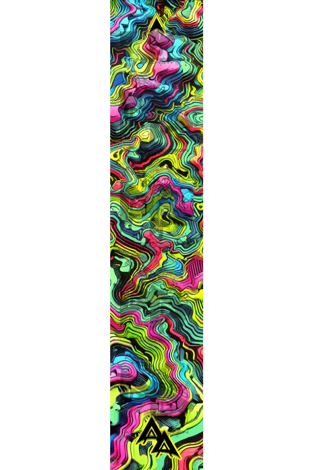 APA KALEIDOSCOPE SERIES ARROW WRAPS - YELLOW
