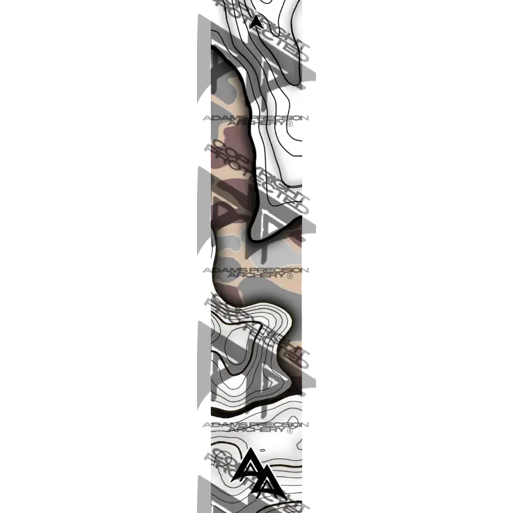 APA LAKE TOPO SERIES ARROW WRAPS - DUCK CAMO - GREY/DESSERT