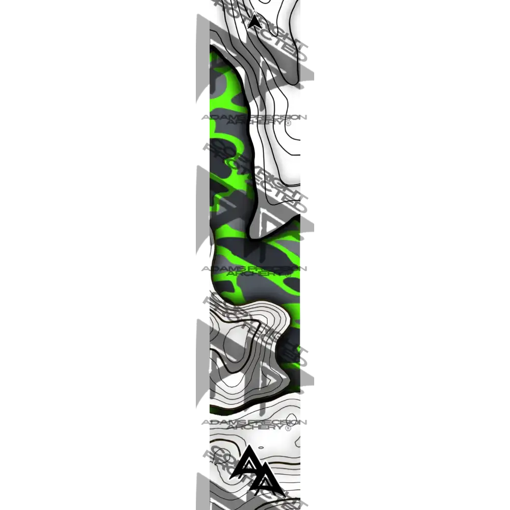 APA LAKE TOPO SERIES ARROW WRAPS - DUCK CAMO - GREY/GREEN