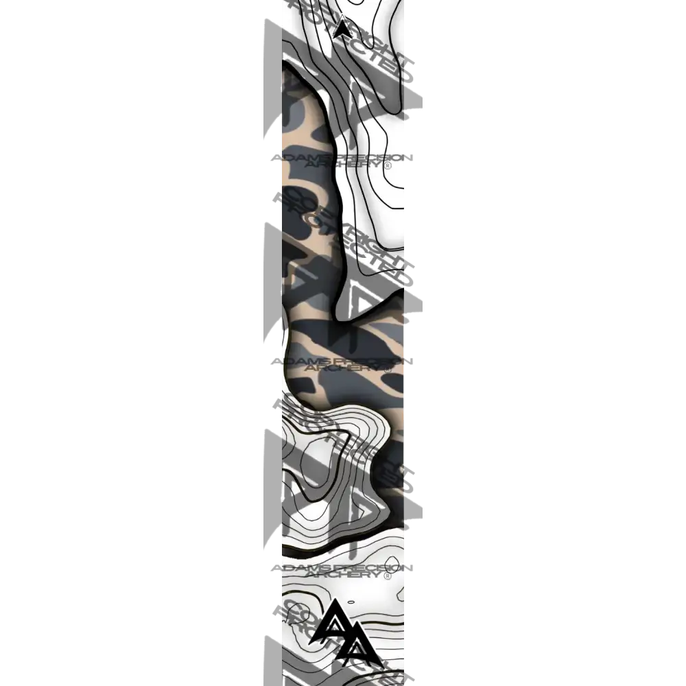 APA LAKE TOPO SERIES ARROW WRAPS - DUCK CAMO - GREY/SAND