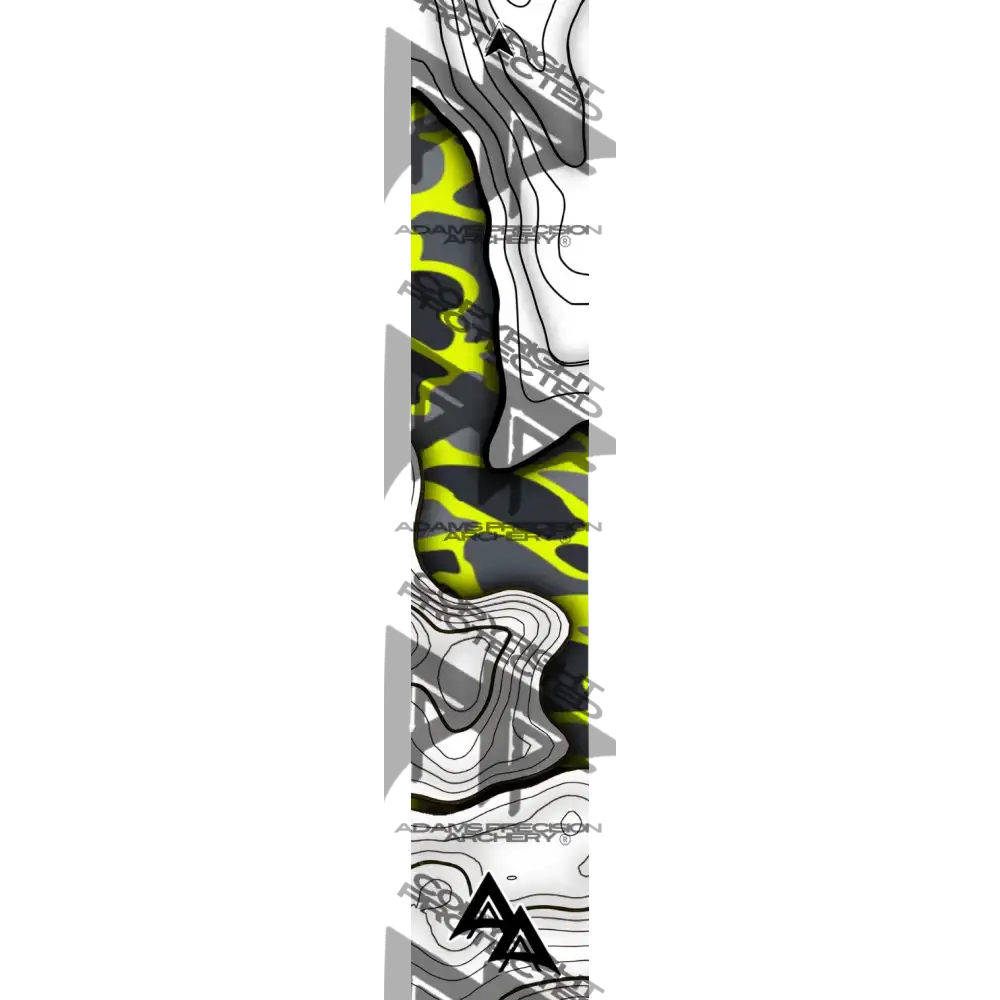 APA LAKE TOPO SERIES ARROW WRAPS - DUCK CAMO - GREY/YELLOW