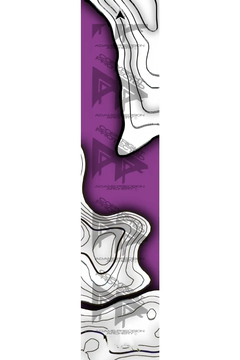 APA LAKE TOPO SERIES ARROW WRAPS - PURPLE
