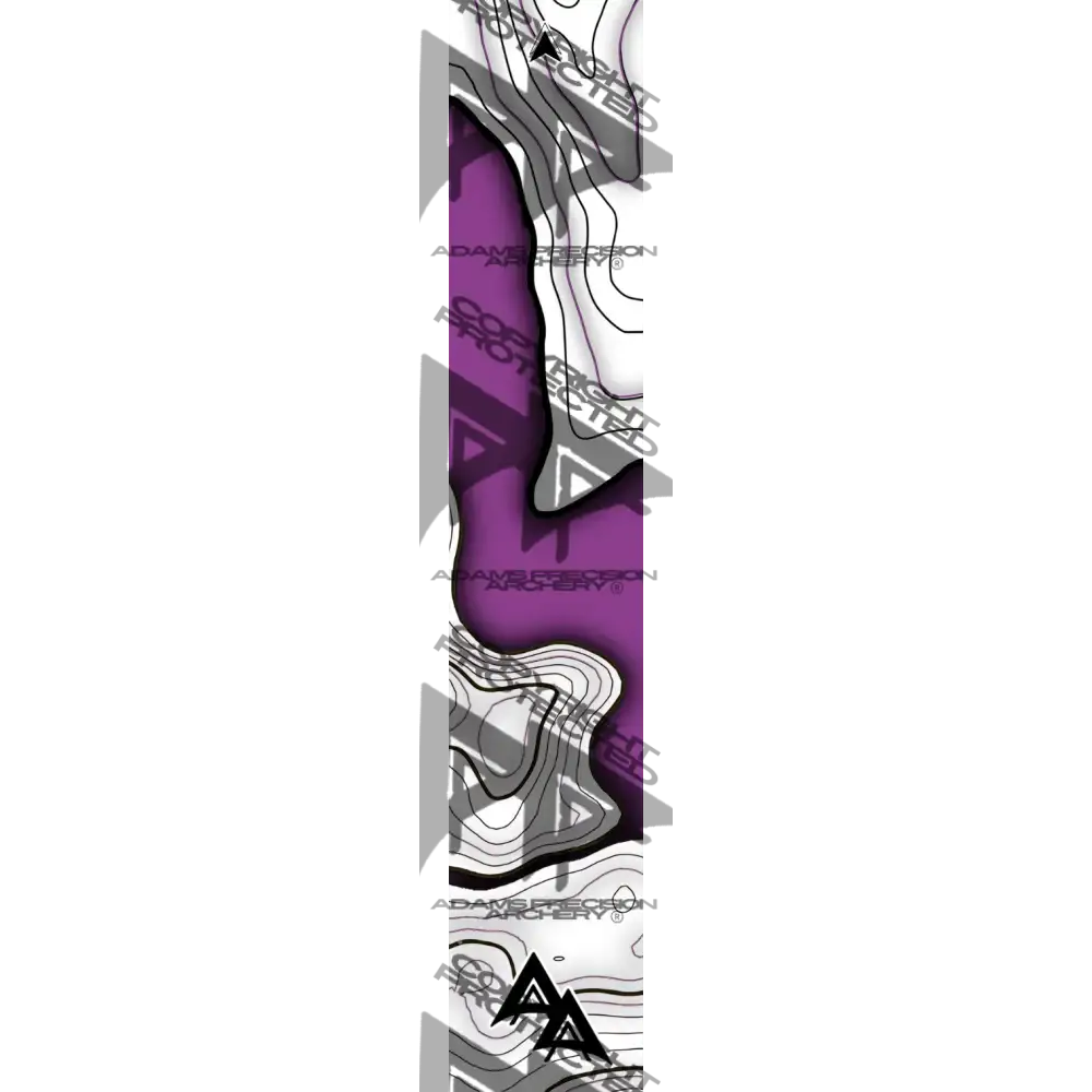 APA LAKE TOPO SERIES ARROW WRAPS - PURPLE