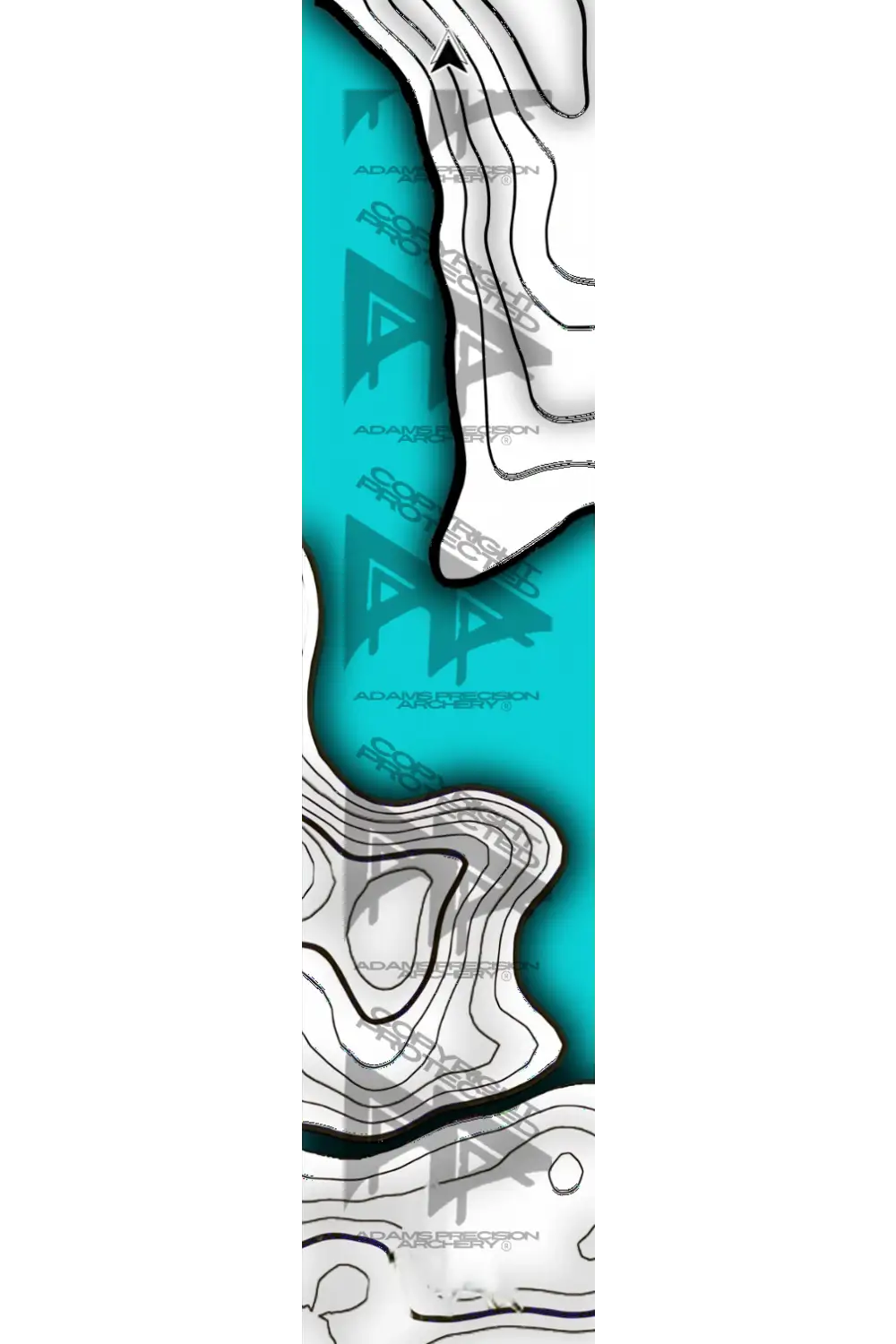 APA LAKE TOPO SERIES ARROW WRAPS - TEAL