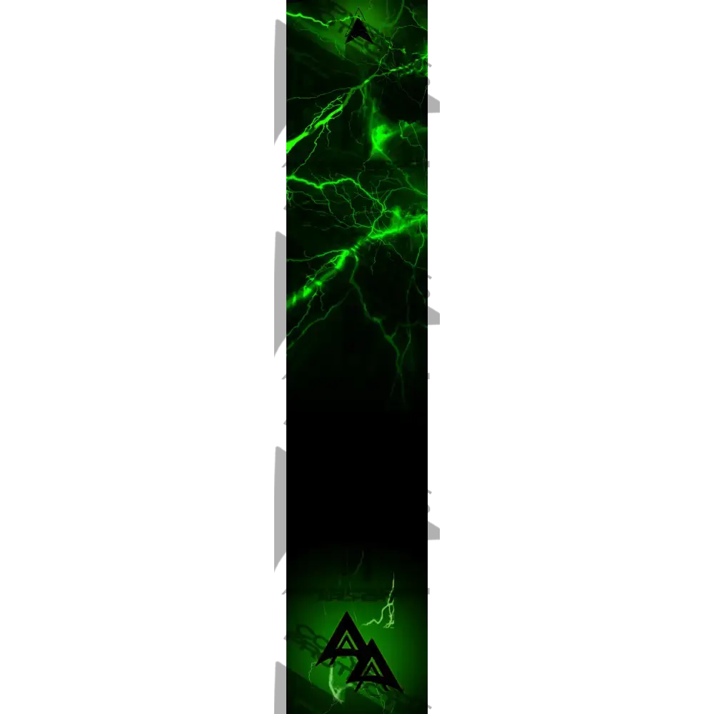 APA LIGHTNING STRIKE SERIES ARROW WRAPS FLO GREEN FLUORESCENT