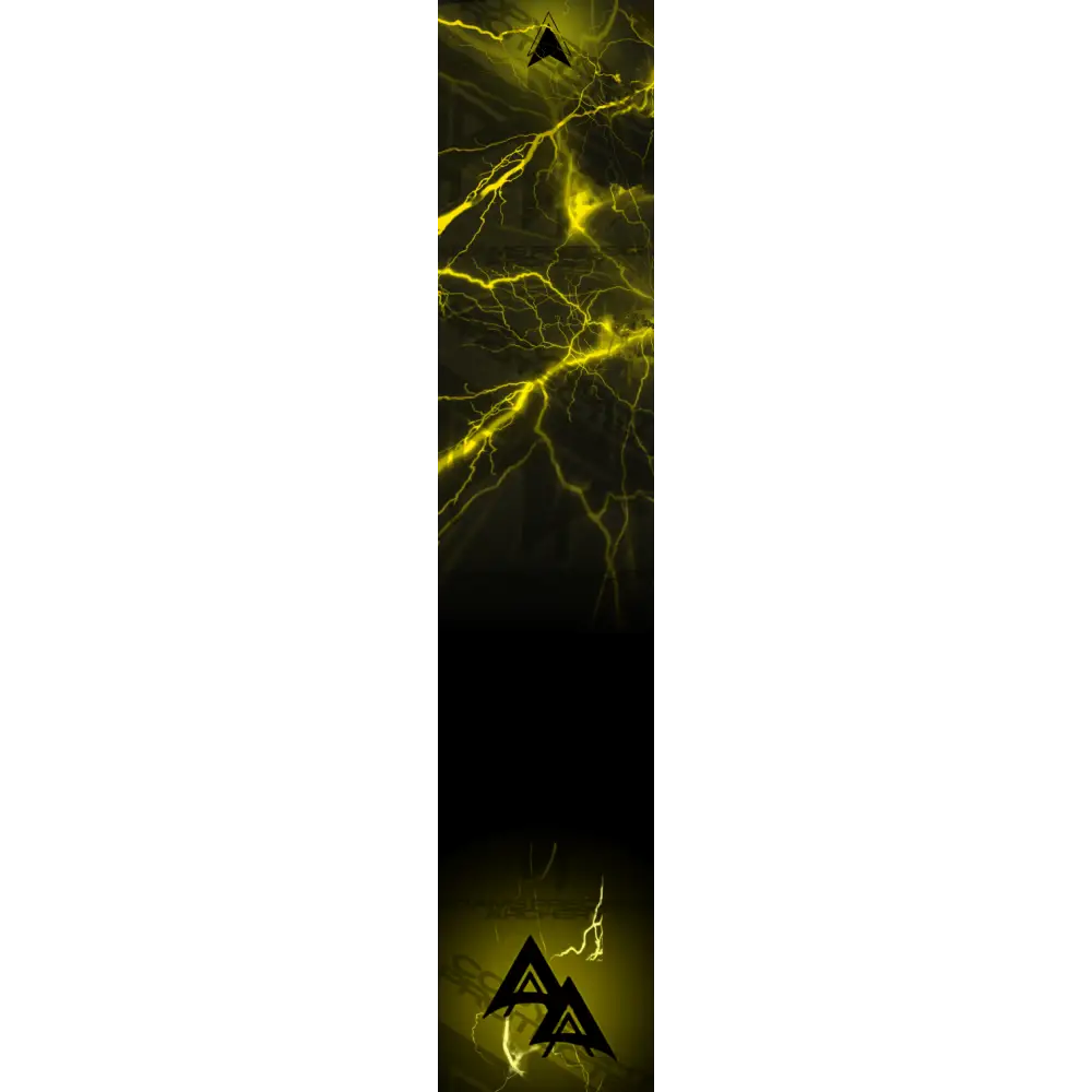 APA LIGHTNING STRIKE SERIES ARROW WRAPS FLO YELLOW FLUORESCENT