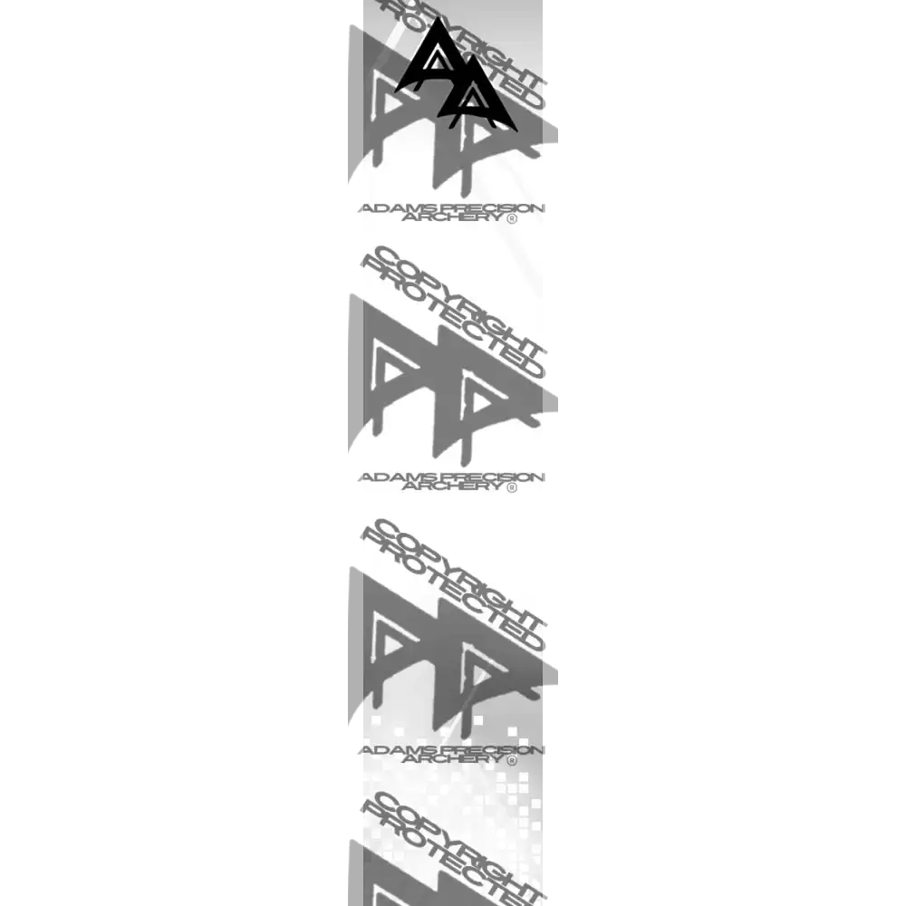 APA MODERN SERIES ARROW WRAPS - BLACK