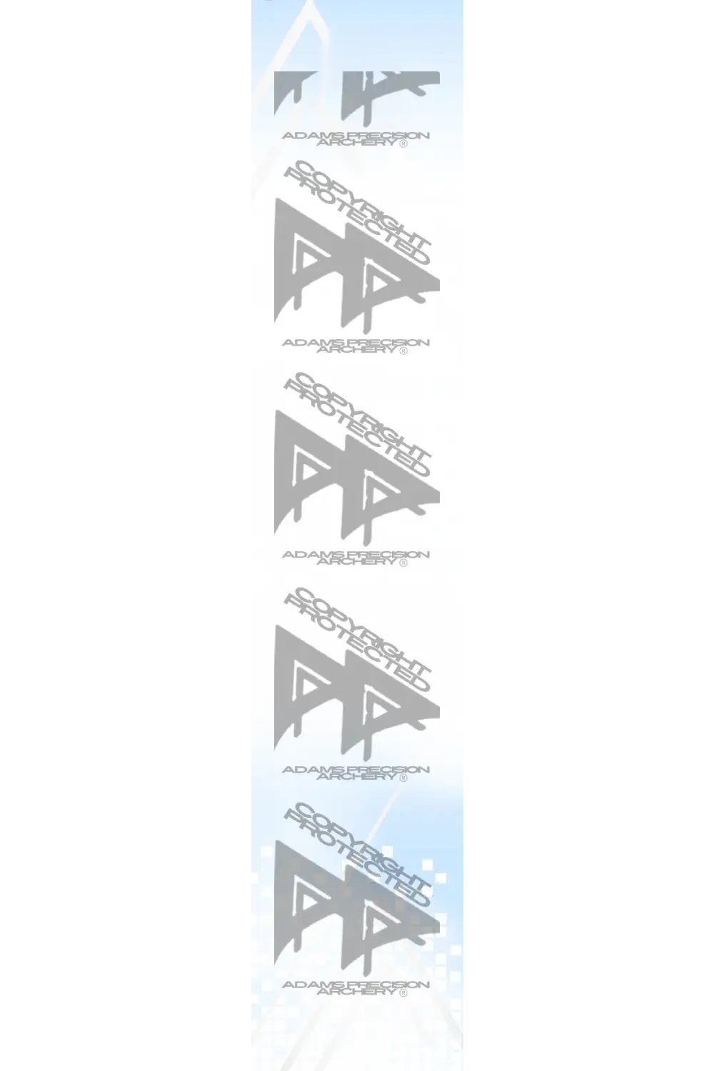 APA MODERN SERIES ARROW WRAPS - LIGHT BLUE