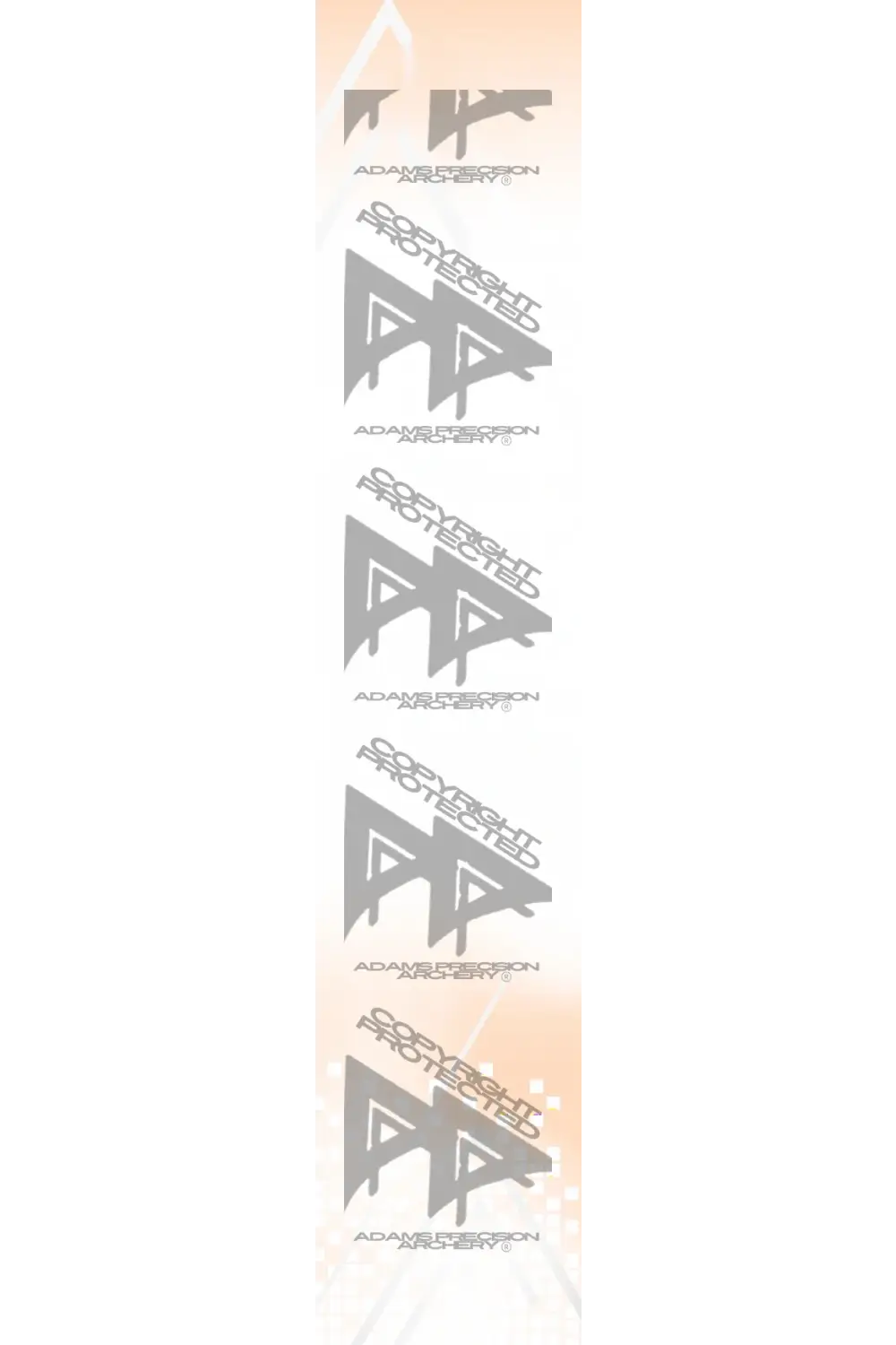 APA MODERN SERIES ARROW WRAPS - ORANGE