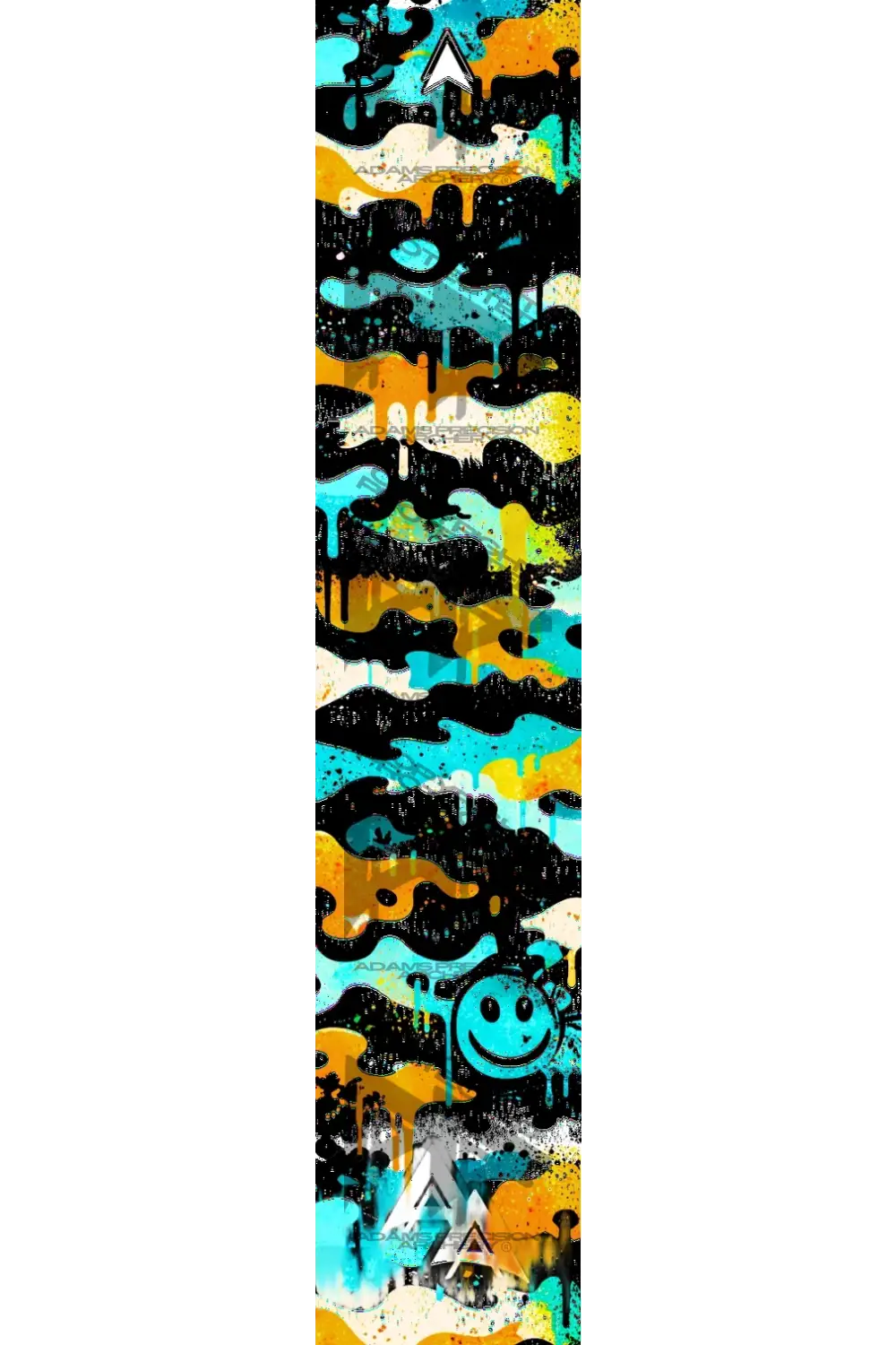 APA NEON OOZE SERIES ARROW WRAPS - ORANGE