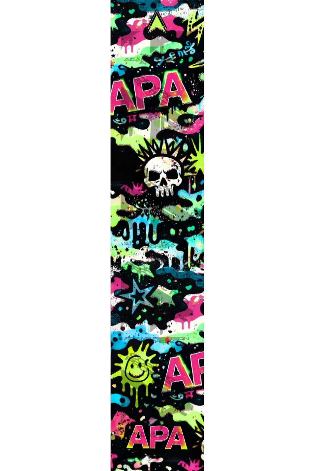 APA NEON OOZE SERIES ARROW WRAPS - TEAL