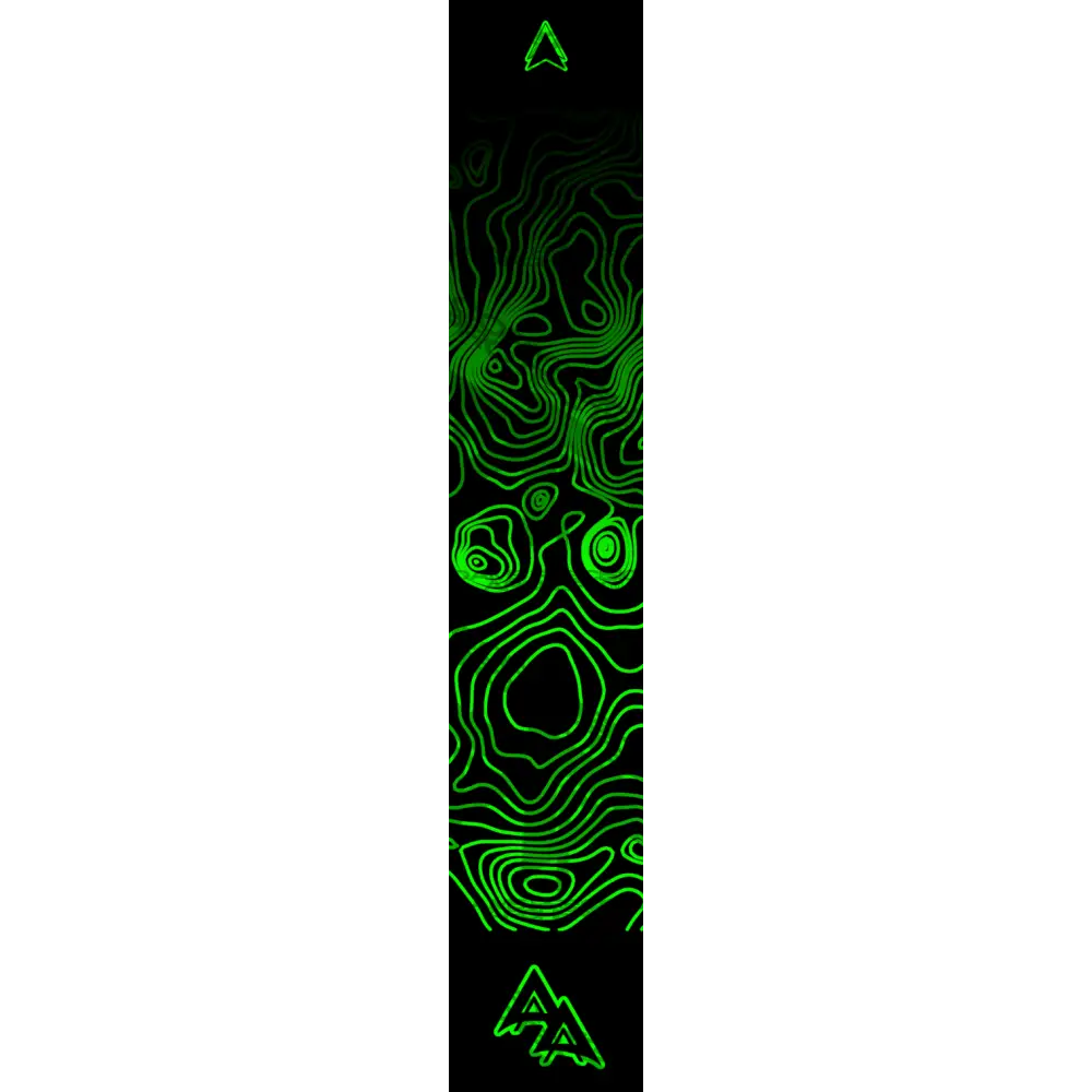 APA NIGHT TOPO SERIES ARROW WRAPS - GREEN TWO