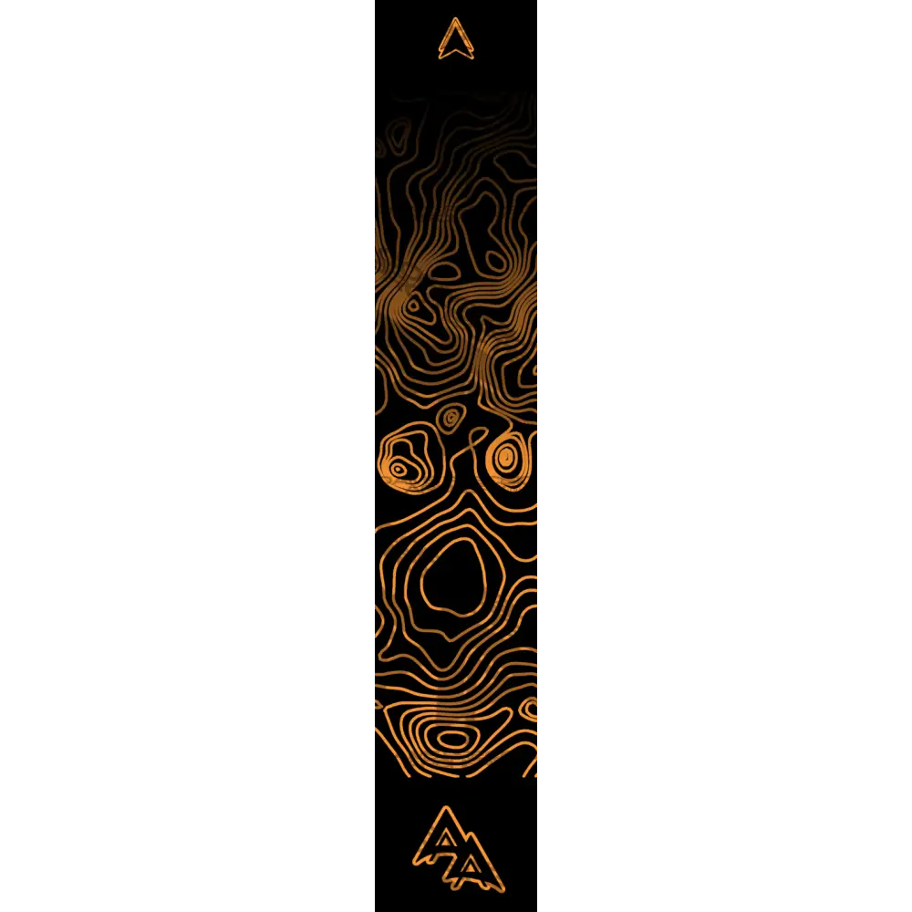 APA NIGHT TOPO SERIES ARROW WRAPS - ORANGETWO – ADAMS PRECISION ARCHERY