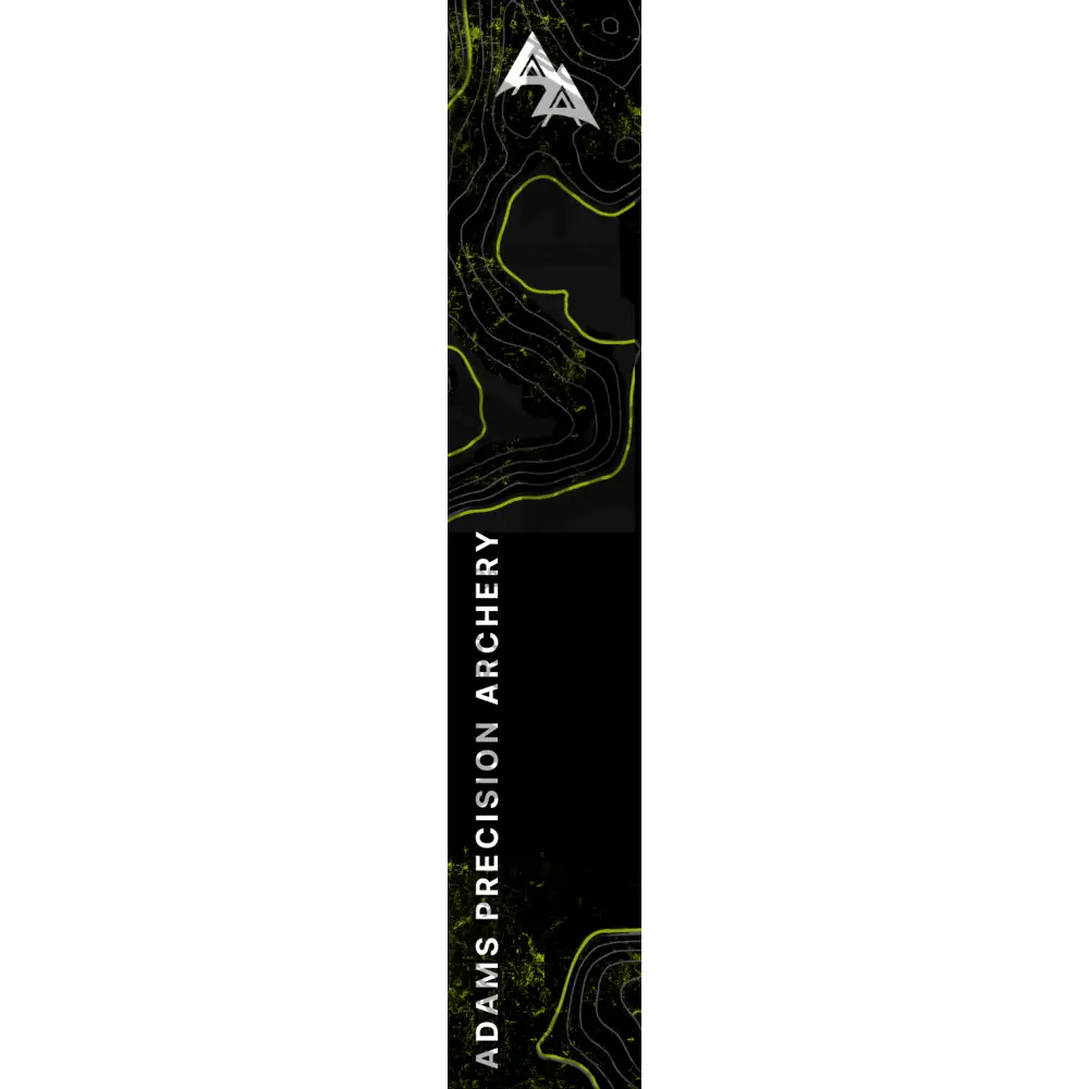 APA NIGHT TOPO SERIES ARROW WRAPS - YELLOW ONE – ADAMS PRECISION ARCHERY