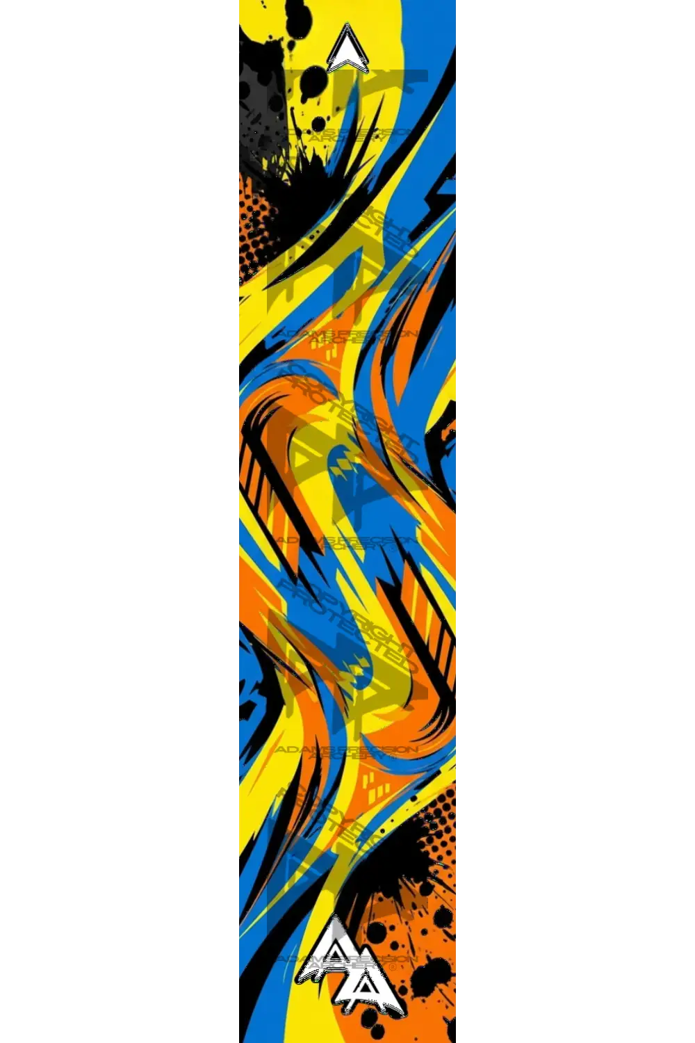 APA PATTERNS SERIES ARROW WRAPS - AI GEN ORANGE | BLUE ONE