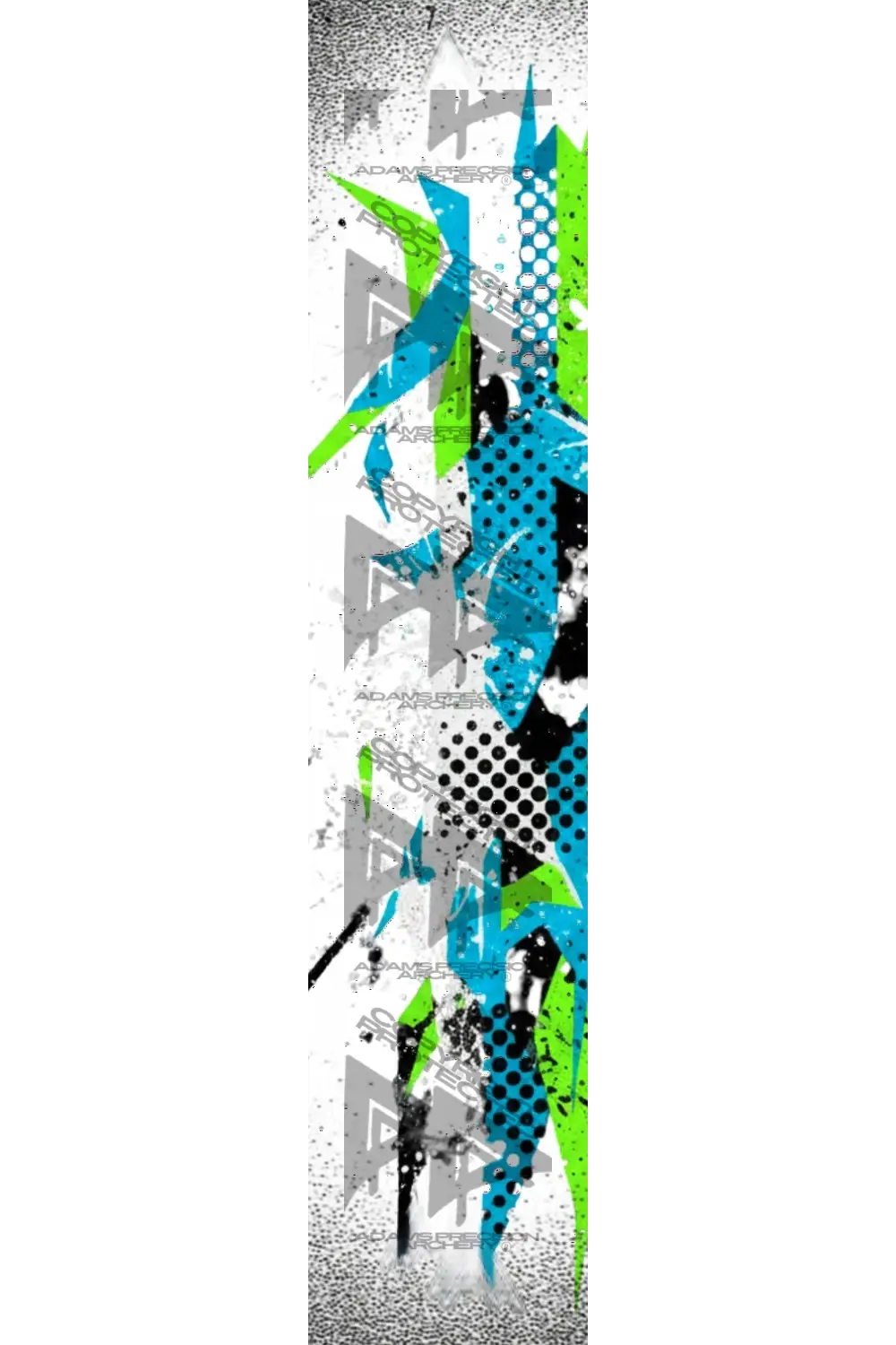 APA PATTERNS SERIES ARROW WRAPS - AI GEN TEAL | GREEN TWO