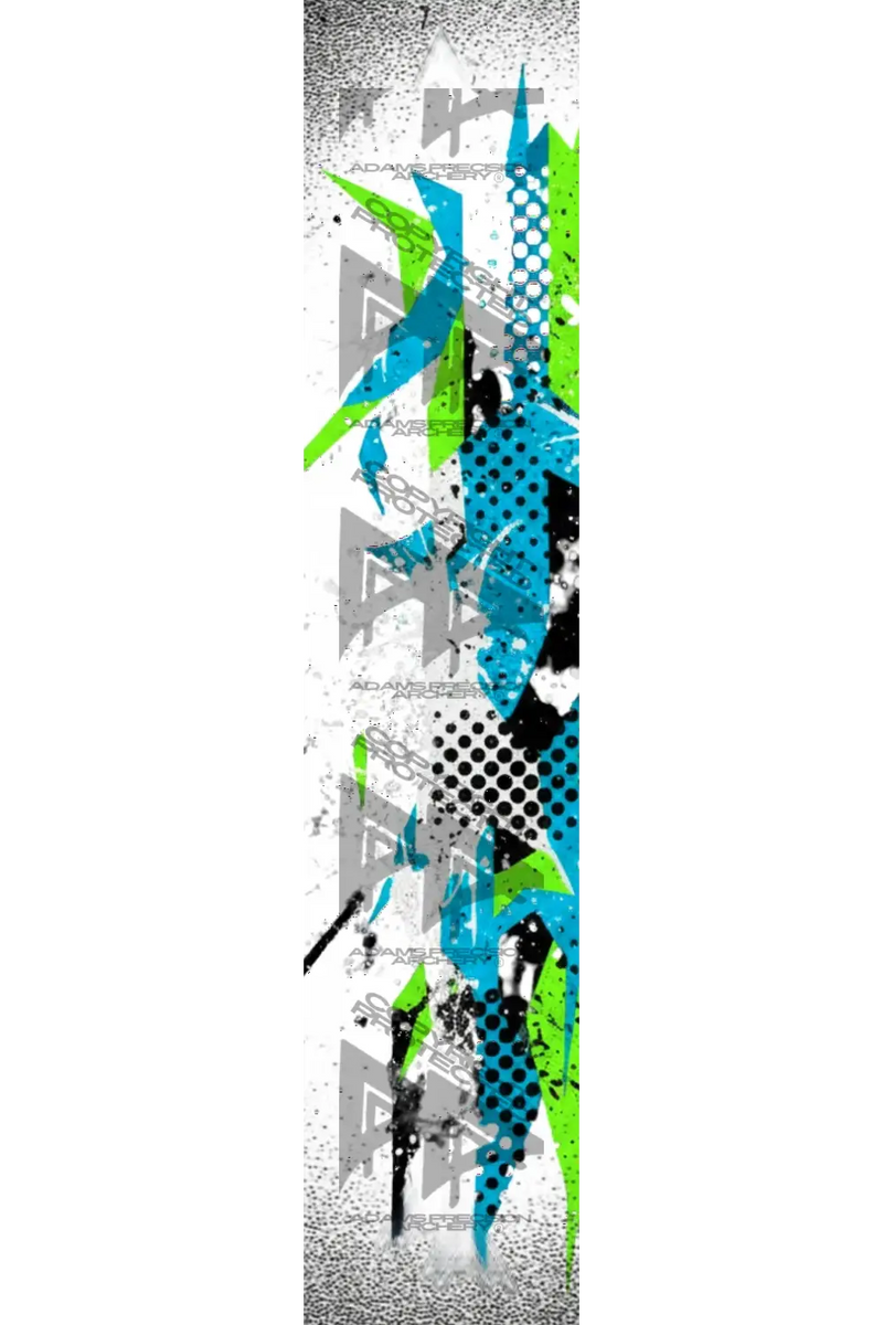 APA PATTERNS SERIES ARROW WRAPS - AI GEN TEAL | GREEN TWO