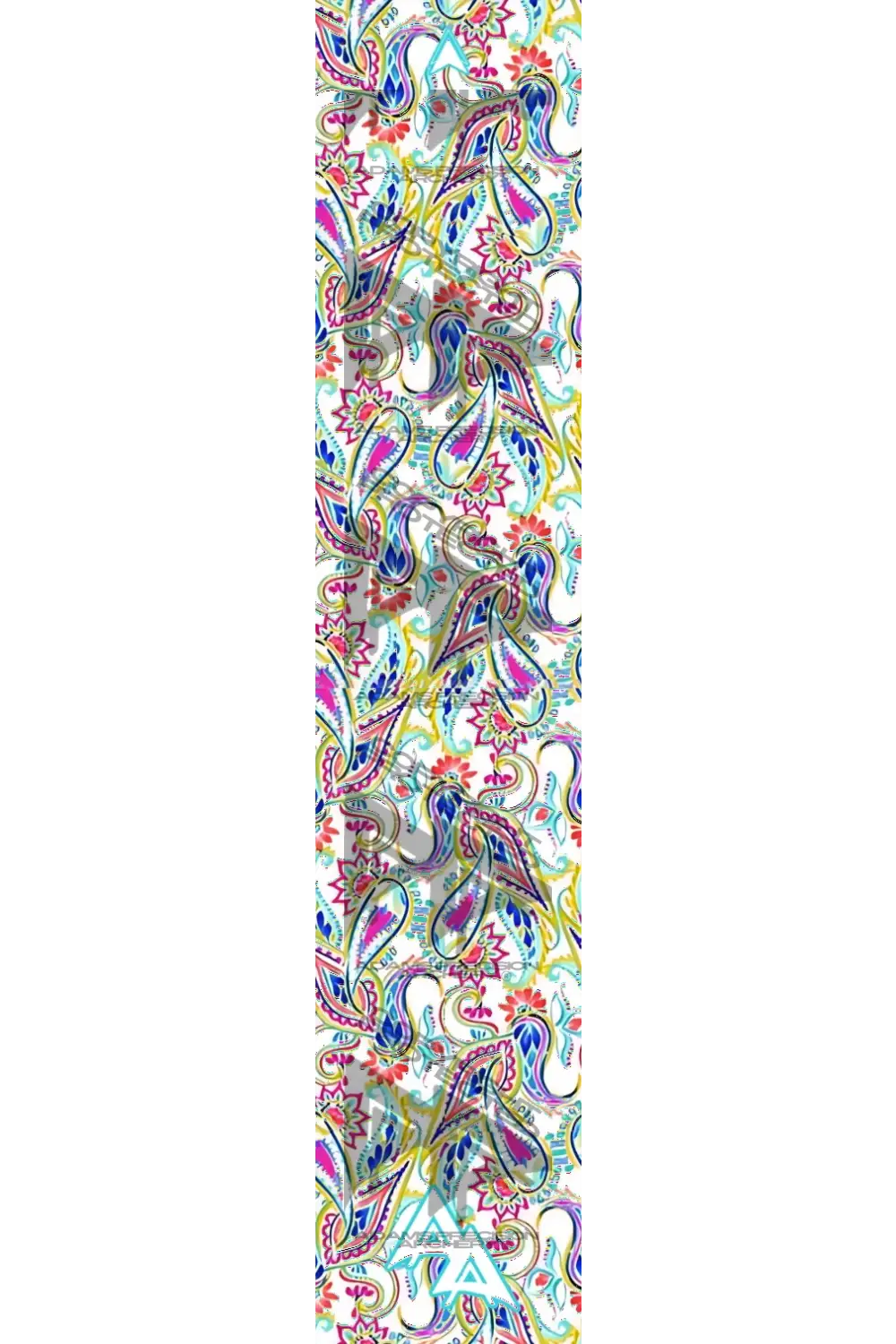 APA PATTERNS SERIES ARROW WRAPS - PAISLEY TEAL