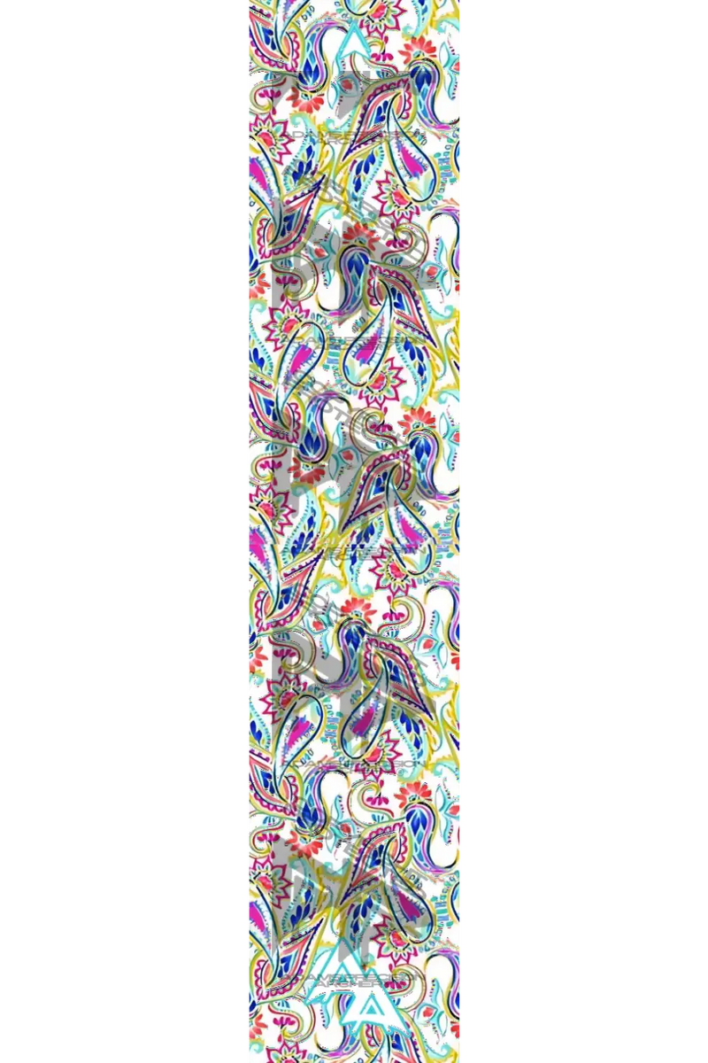 APA PATTERNS SERIES ARROW WRAPS - PAISLEY TEAL