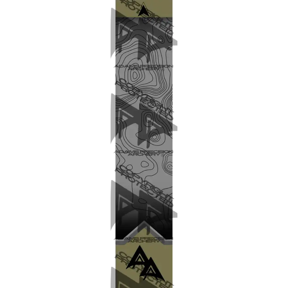 APA PEAK-CREST TOPO SERIES ARROW WRAPS - OD GREEN MATTE (STANDARD)