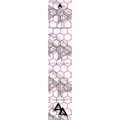 APA PINK OUTLINE HEX SERIES ARROW WRAP MATTE (STANDARD) APA HEX SERIES