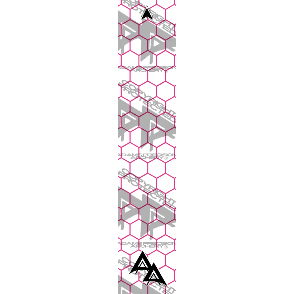 APA PINK OUTLINE HEX SERIES ARROW WRAP MATTE (STANDARD) APA HEX SERIES