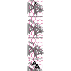 APA PINK OUTLINE HEX SERIES ARROW WRAP MATTE (STANDARD) APA HEX SERIES