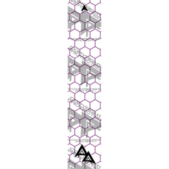 APA PURPLE OUTLINE HEX SERIES ARROW WRAP MATTE (STANDARD) APA HEX SERIES