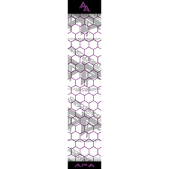 APA PURPLE OUTLINE HEX SERIES ARROW WRAP MATTE (STANDARD) APA HEX SERIES