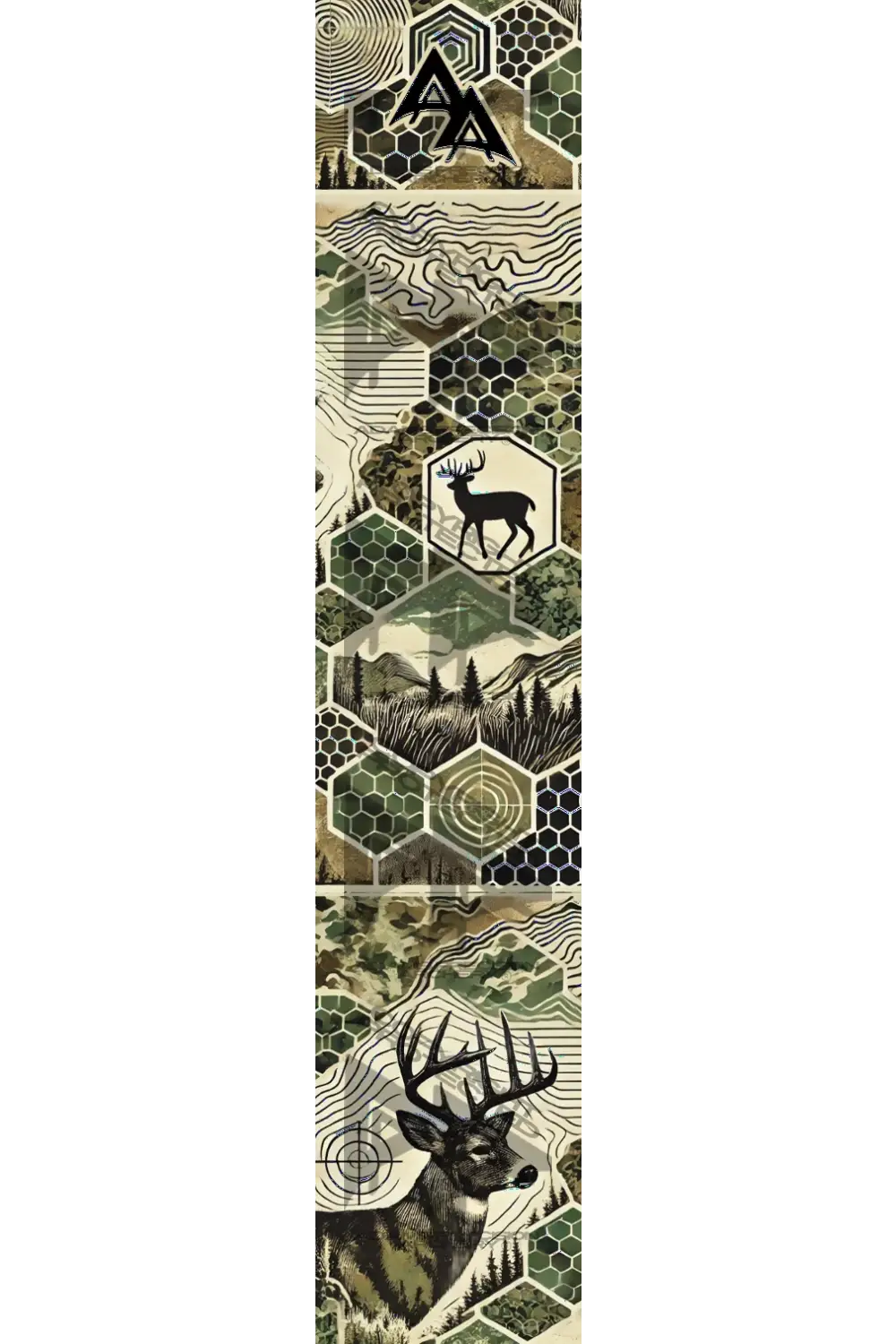 APA QUILTED HEX SERIES ARROW WRAPS - ONE MATTE (STANDARD)