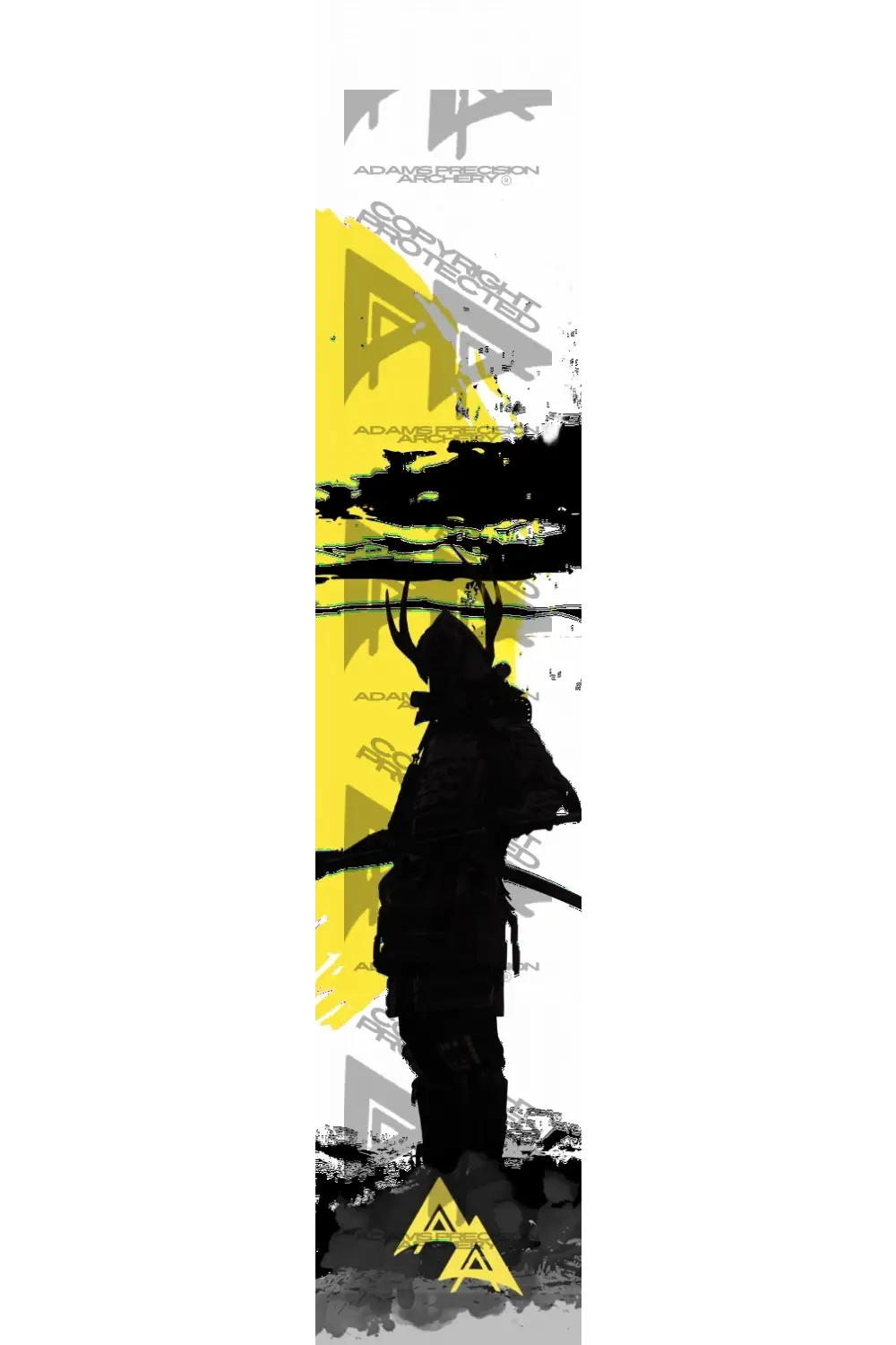 APA SAMURAI SERIES ARROW WRAPS - YELLOW MATTE (STANDARD)